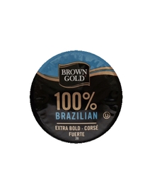 100% Brézilien - Brown Gold - Corsé